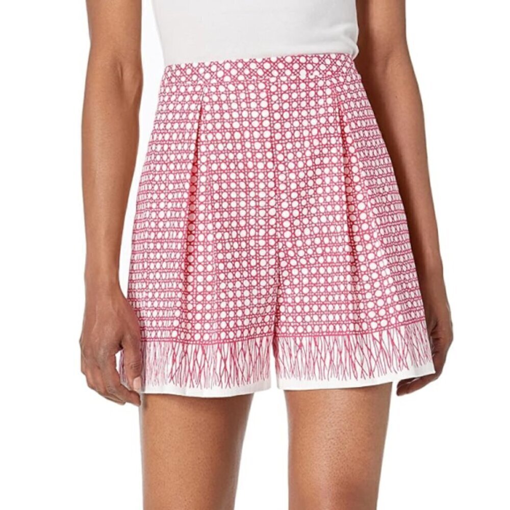 Trina Turk 'Wisteria' Printed Shorts, Passion Pink/Whitewash